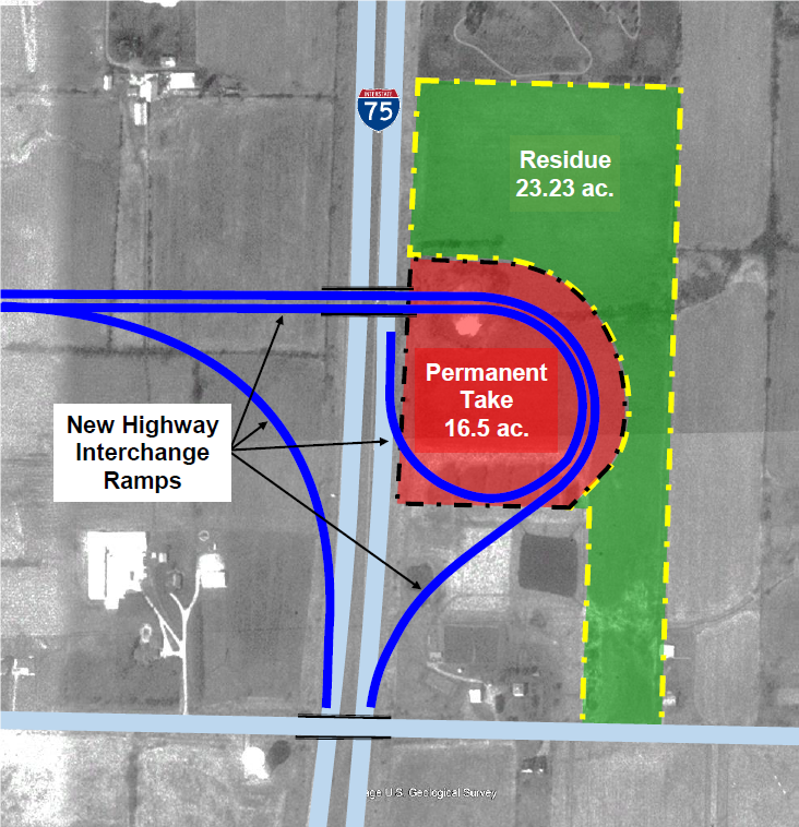 Commercial Highway Land Taken